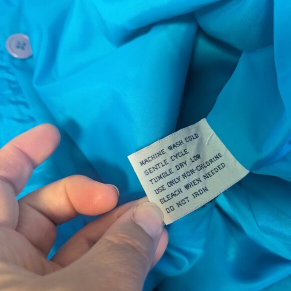 Vintage Cabin Creek Jacket Rain Wind Breaker 80’s Beverly Goldberg Nylon Long - Picture 8 of 14